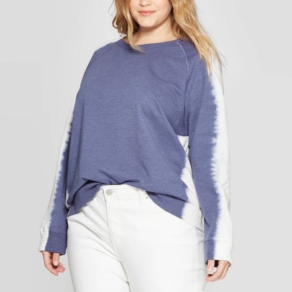 Universal Thread Tops - 🎉HP🎉 Universal Thread Tie Dye Sweatshirt Blue